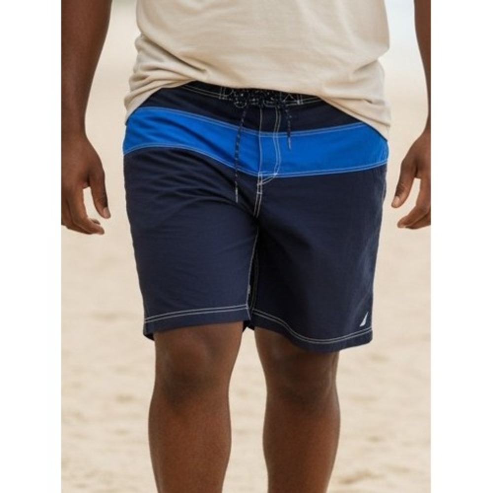Nautica Mens XXL‎ Blue Swim Trunks Excellent